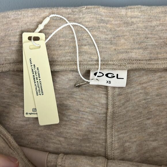 010 NWT OGL High Waisted Straight Leg Pull On Pant - Heather Morganite Size XS - Picture 5 of 9